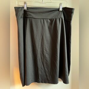 Tranquility by Colorado Clothing Asymmetrical Black Skirt